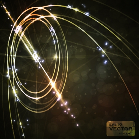Futuristic abstract vector illustration, neon technology background のイラスト素材