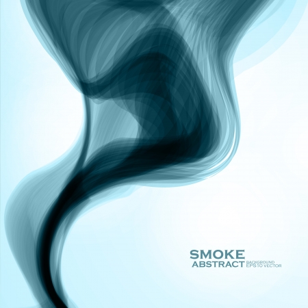Blue smoke background  Abstract  vector illustration のイラスト素材