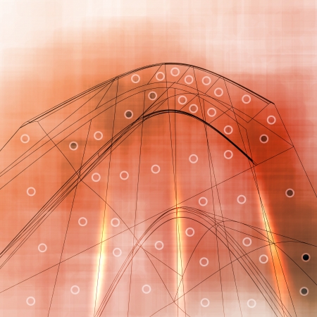 Abstract retro technology, technical background.の写真素材