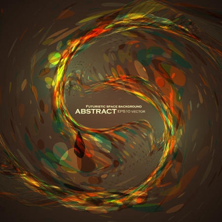 Abstract brown wave vector background, futuristic のイラスト素材