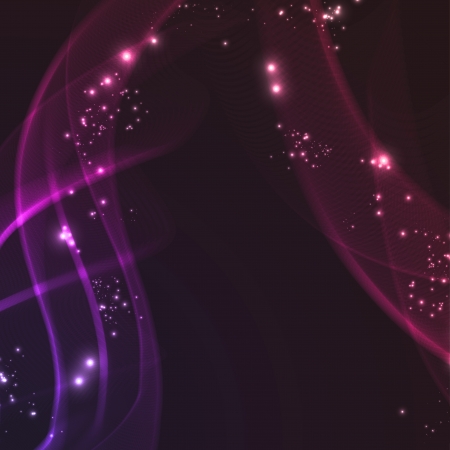 Abstract background, futuristic wavy lines illustration の写真素材