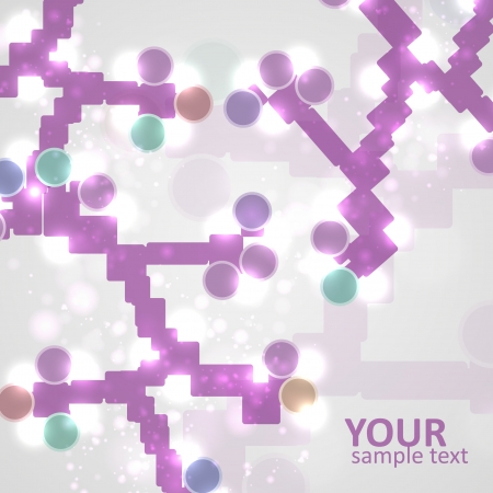 Abstract colorful DNA, futuristic molecule, cell illustration eps10.のイラスト素材