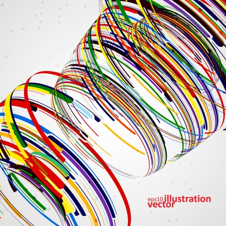 Futuristic abstract shape illustration, technology vector background eps10のイラスト素材