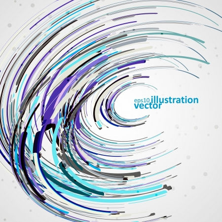 Futuristic abstract shape illustration, technology vector background eps10のイラスト素材