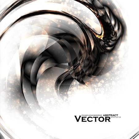 Abstract vector background, futuristic style illustrationのイラスト素材