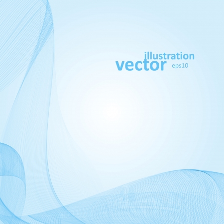 Abstract blue background,  futuristic wavy vector illustration のイラスト素材