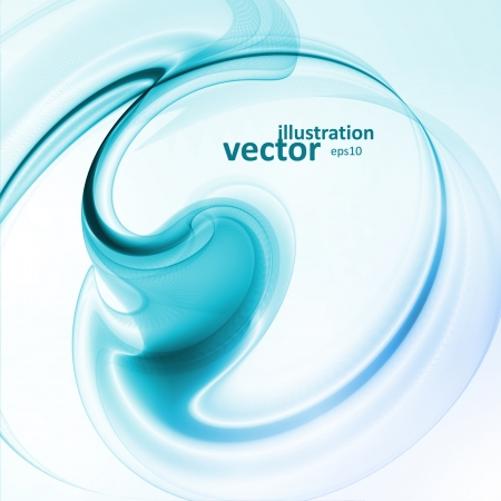 Abstract blue, wave vector background, futuristic illustration のイラスト素材