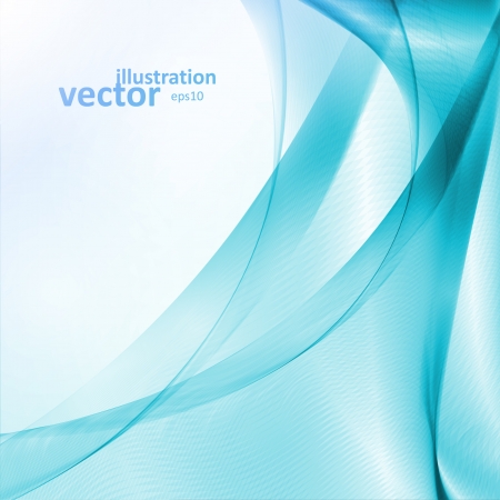 Abstract blue background,  futuristic wavy vector illustrationのイラスト素材