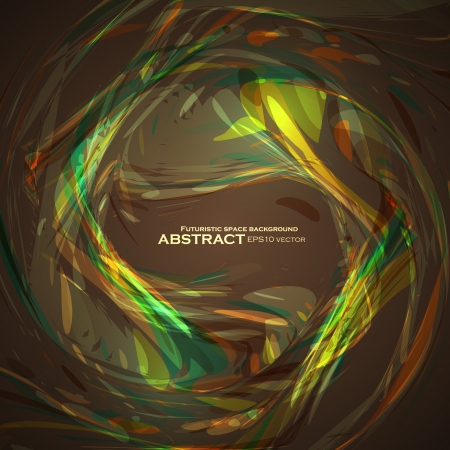 Abstract brown wave vector background, futuristic illustration のイラスト素材
