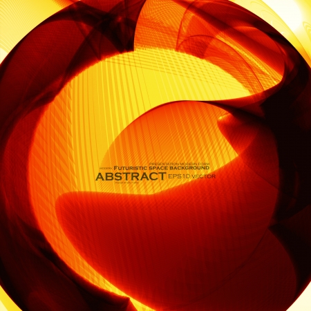 Abstract wave vector background, futuristic illustrationのイラスト素材