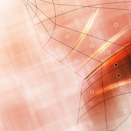 Abstract retro technology, technical background.の写真素材