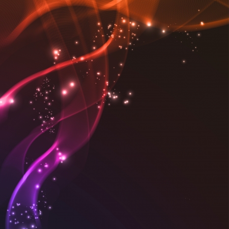 Abstract background, futuristic wavy lines illustration.の写真素材