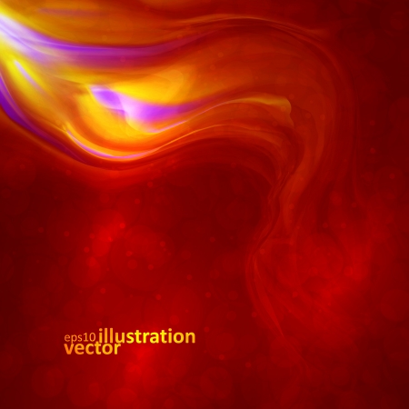 Abstract magical flame illustration. Colorful vector background eps10のイラスト素材