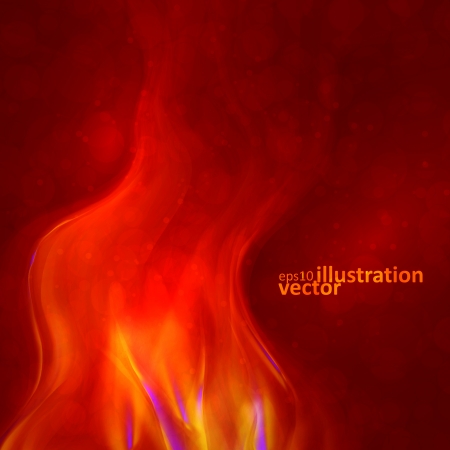 Abstract magical flame illustration. Colorful  backgroundのイラスト素材