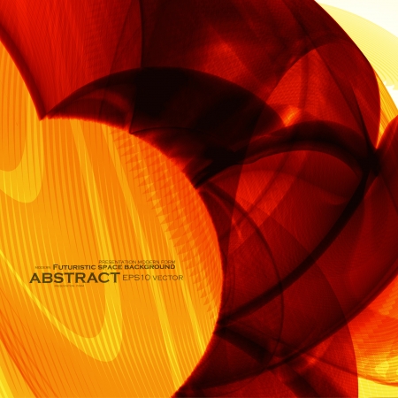 Abstract wave background, futuristic illustrationのイラスト素材