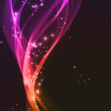 Abstract background, futuristic wavy lines illustration.の写真素材