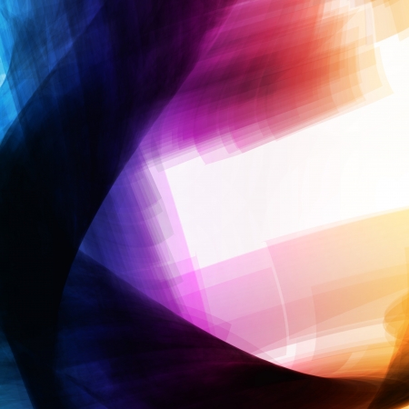 Colorful abstract background, futuristic wavy illustration.の写真素材