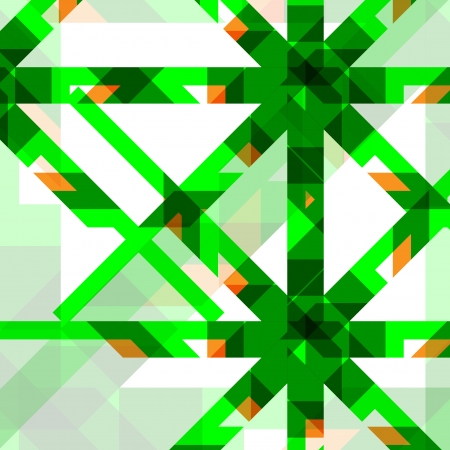 Colorful abstract background, futuristic geometric shapes illustrationの写真素材