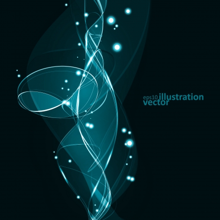 Abstract vector eps10. Creative dynamic element,  light lines Illustrations.のイラスト素材