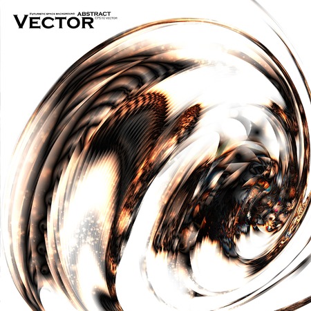 Abstract vector background, futuristic style illustration.のイラスト素材