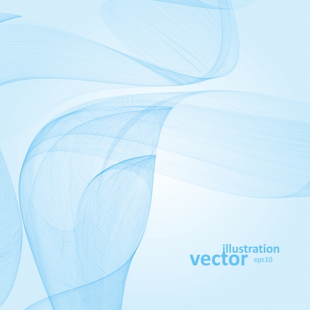 Abstract blue background,  futuristic wavy vector illustration のイラスト素材