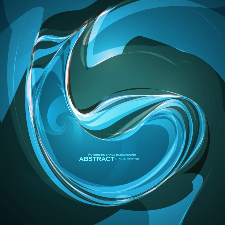 Abstract waving background, futuristic style illustration .のイラスト素材