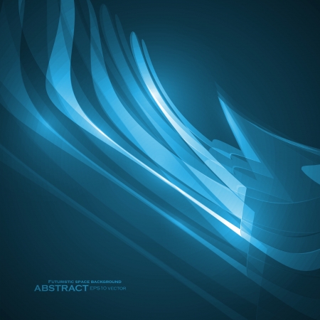 Abstract blue vector illustration, technology background  のイラスト素材