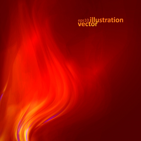 Abstract magical flame illustration. のイラスト素材