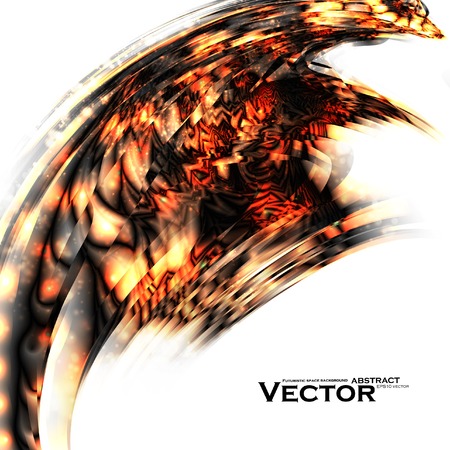 Abstract vector background, futuristic style illustration eps10.のイラスト素材
