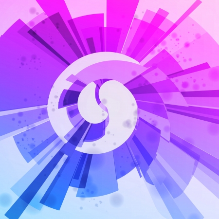 Abstract background, composition colorful elements.の写真素材