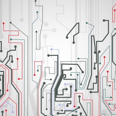 Circuit board background, technology illustration.の写真素材