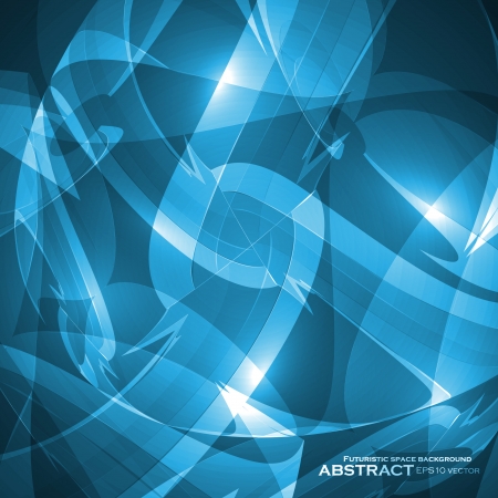 Abstract blue, wave vector background, futuristic illustration eps10のイラスト素材
