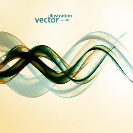 Abstract wave vector background, futuristic illustration eps10のイラスト素材
