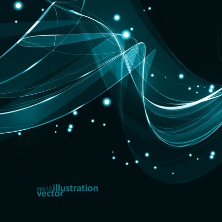 Abstract vector eps10. Creative dynamic element,  light lines Illustrations.のイラスト素材