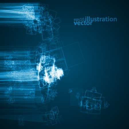 Abstract technology, vector futuristic illustration eps10, creative dynamic element.のイラスト素材