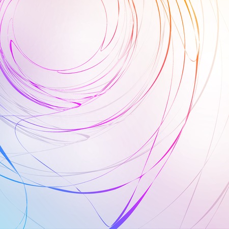 Colorful abstract background, futuristic wavy illustrationの写真素材