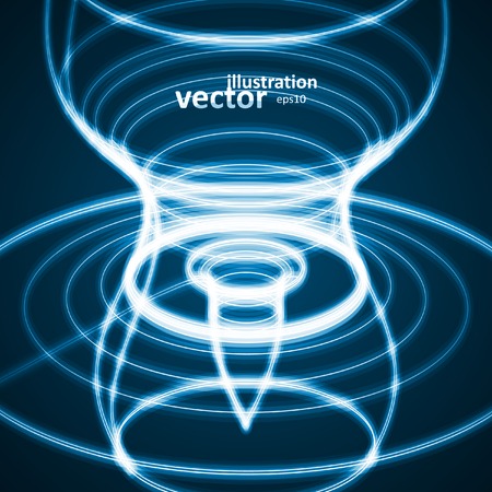 Abstract technology illustration, vector stylish concept のイラスト素材