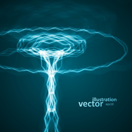 Abstract technology illustration, vector stylish concept のイラスト素材