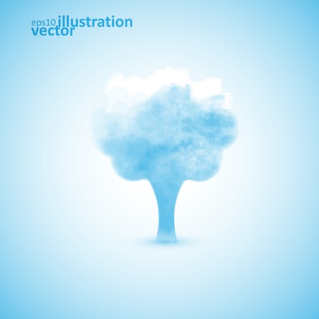 loud in the form of a tree, creativeのイラスト素材