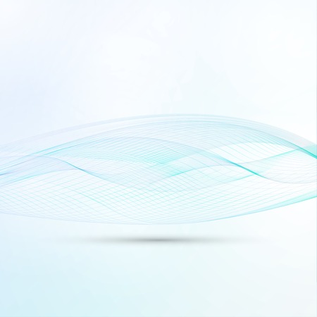 Abstract background, futuristic blue wavy illustrationの写真素材