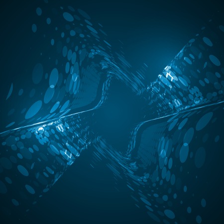 Blue background, creative style illustrationの写真素材