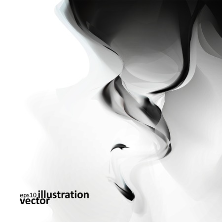 Smoke background. Abstract composition Illustrationのイラスト素材