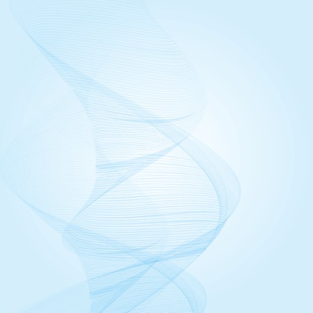 Abstract blue background,  futuristic wavy illustrationの写真素材