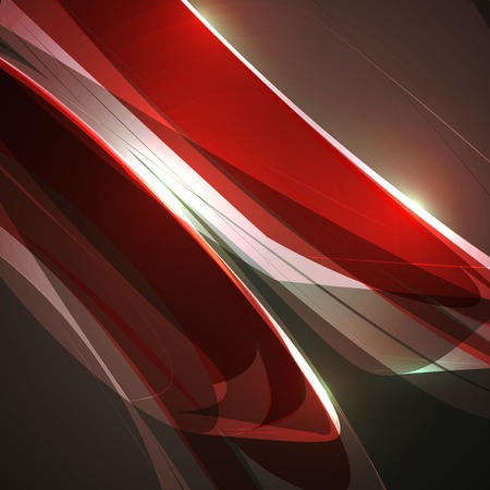 Abstract red background, futuristic style illustrationの写真素材
