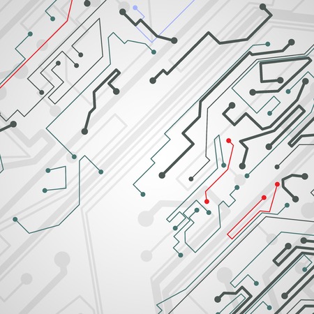 Circuit board background, technology illustration.の写真素材