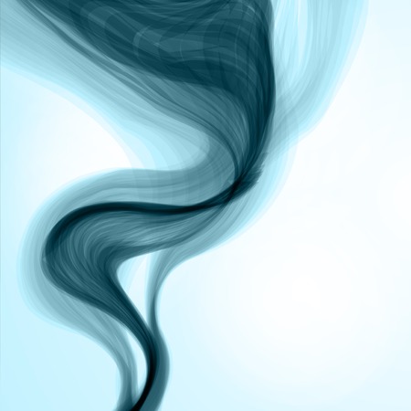 Blue smoke background. Abstract llustrationの写真素材