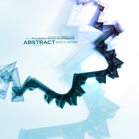 Abstract vector background, digital art illustration のイラスト素材