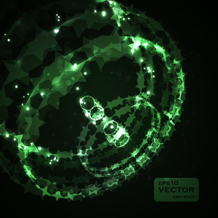 Futuristic abstract vector illustration, technology のイラスト素材