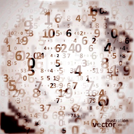 Digital code background, abstract illustration のイラスト素材