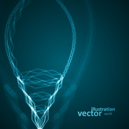 Abstract technology illustration, vector stylish concept のイラスト素材